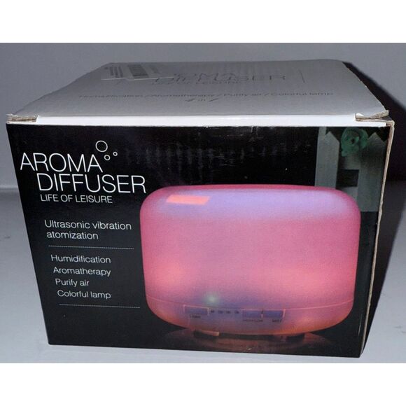 Life of Leisure Aroma Diffuser – NEW | Elegant Ultrasonic Essential Oil Diffuser - Picture 1 of 3